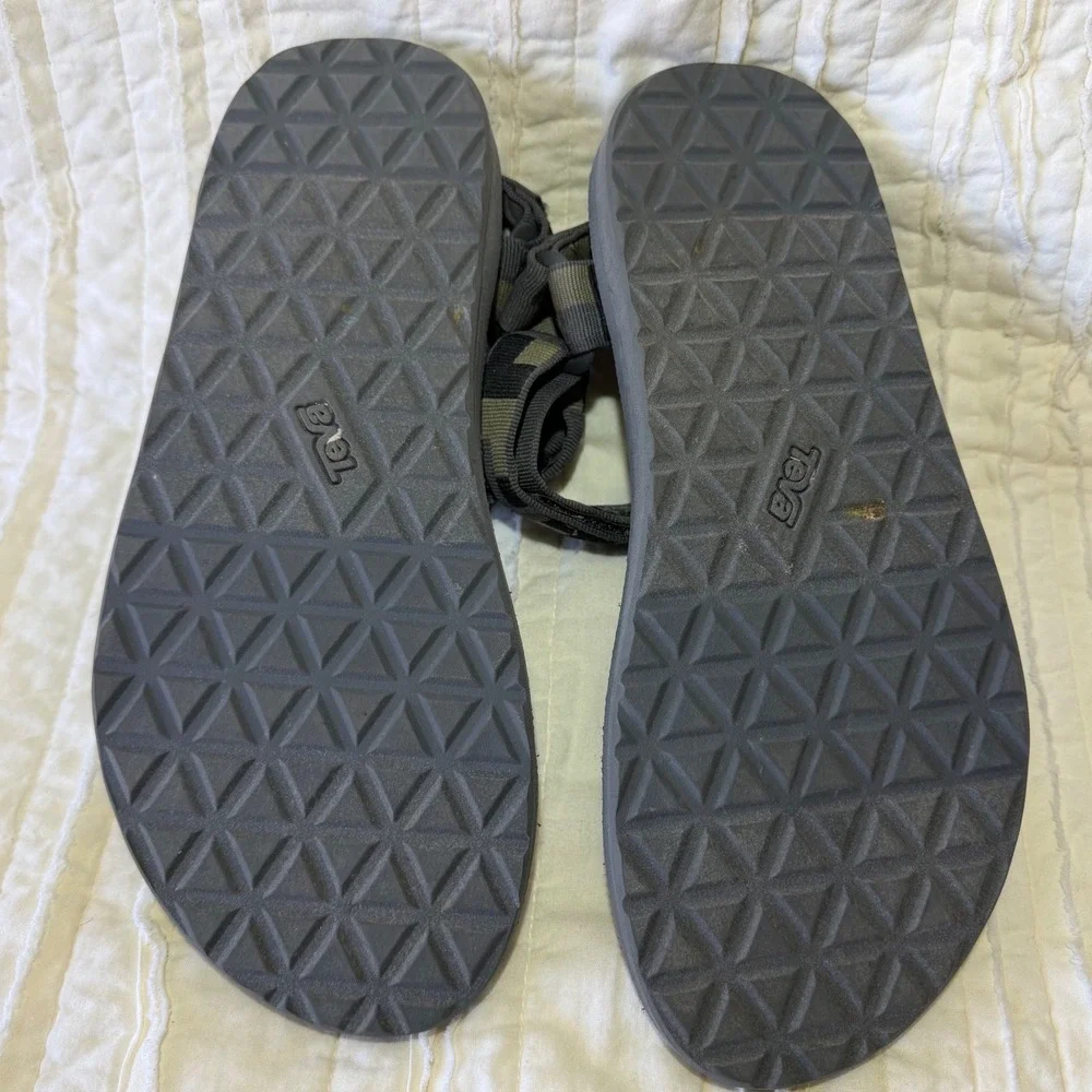 Teva Original Universal Sandals Green Pixel Gorpcore Sustainable Travel Mens 9